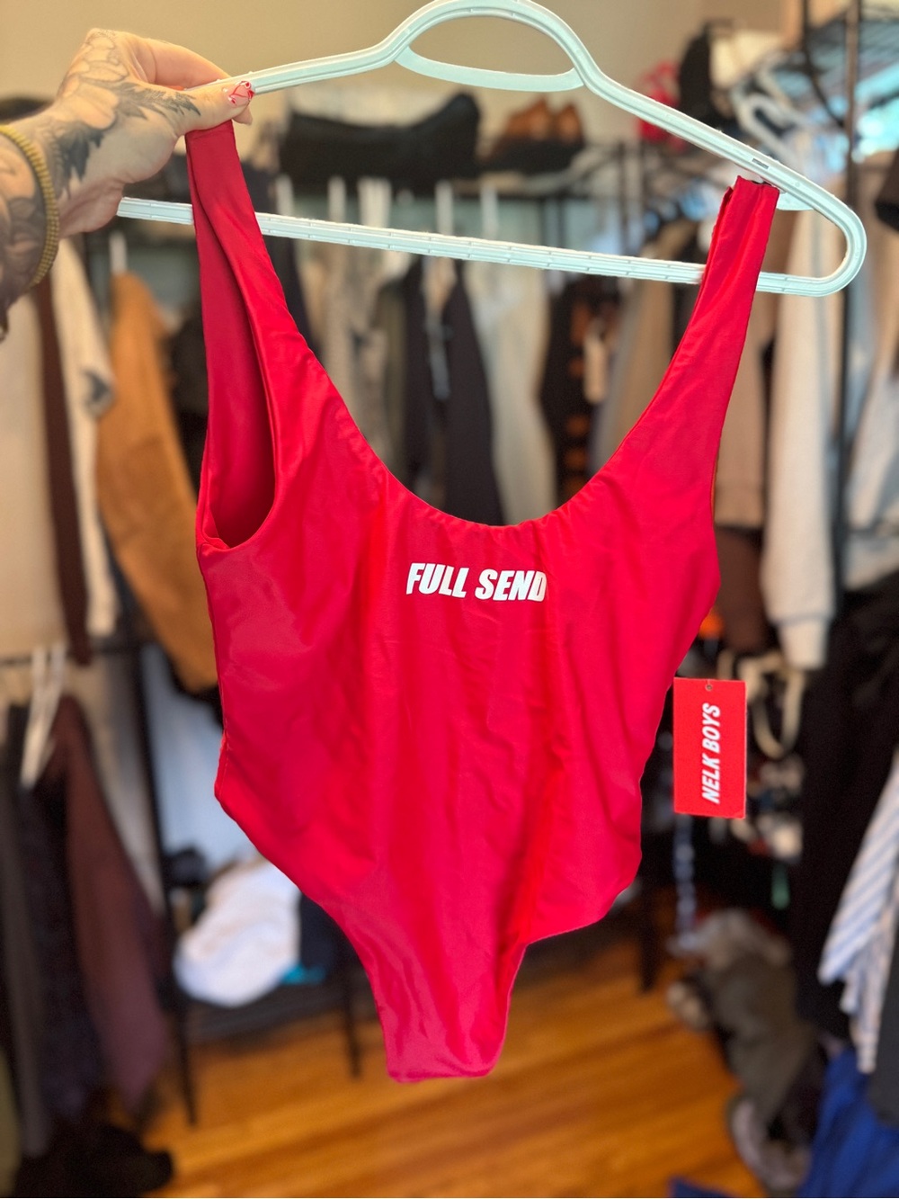 Full Send Nelk Boys One Piece Bathing Suit